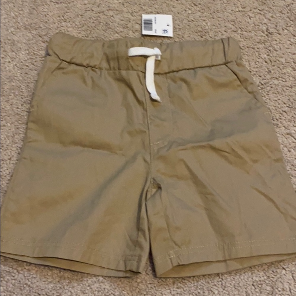 Mini Series Beige shorts-little boys (3T)